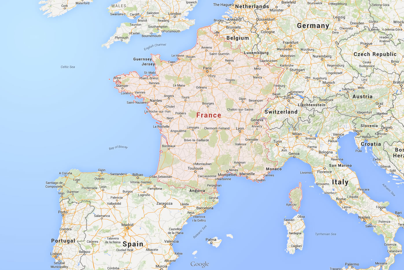 Fransa Haritası