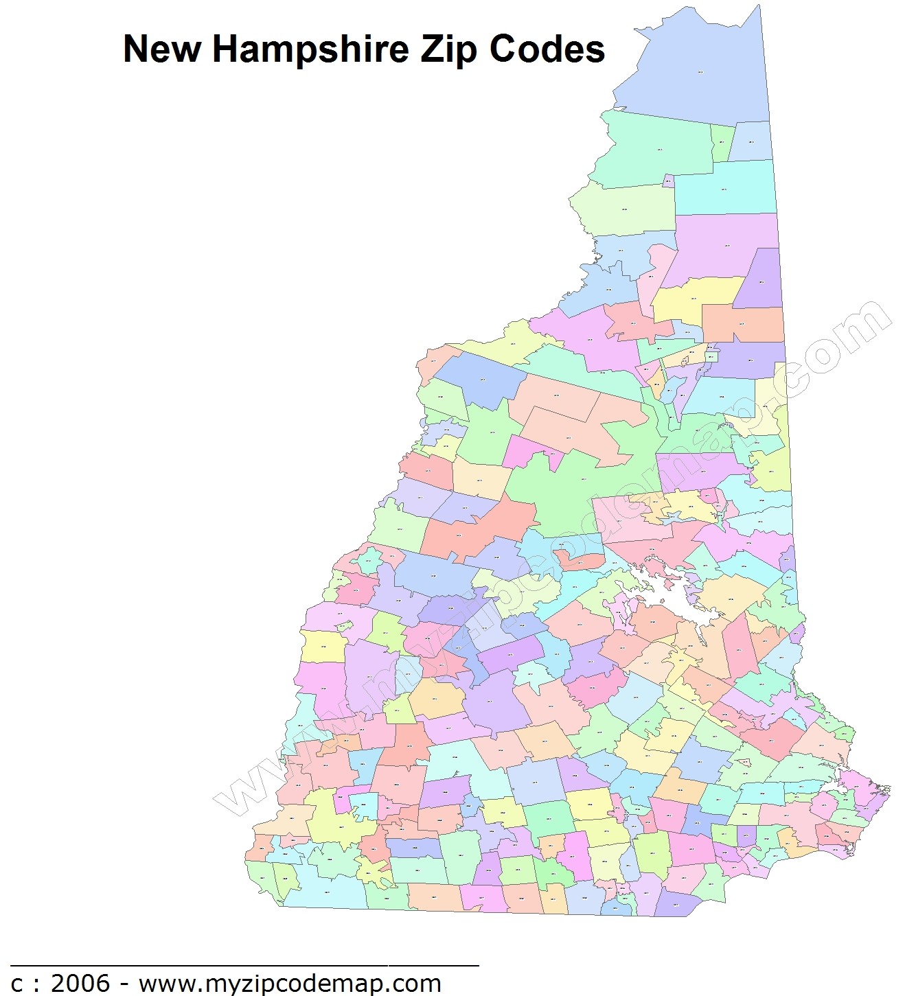 new hampshire zip code haritasi