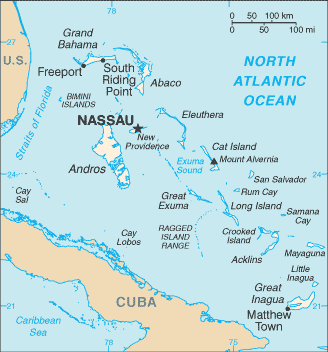 bahamalar haritasi