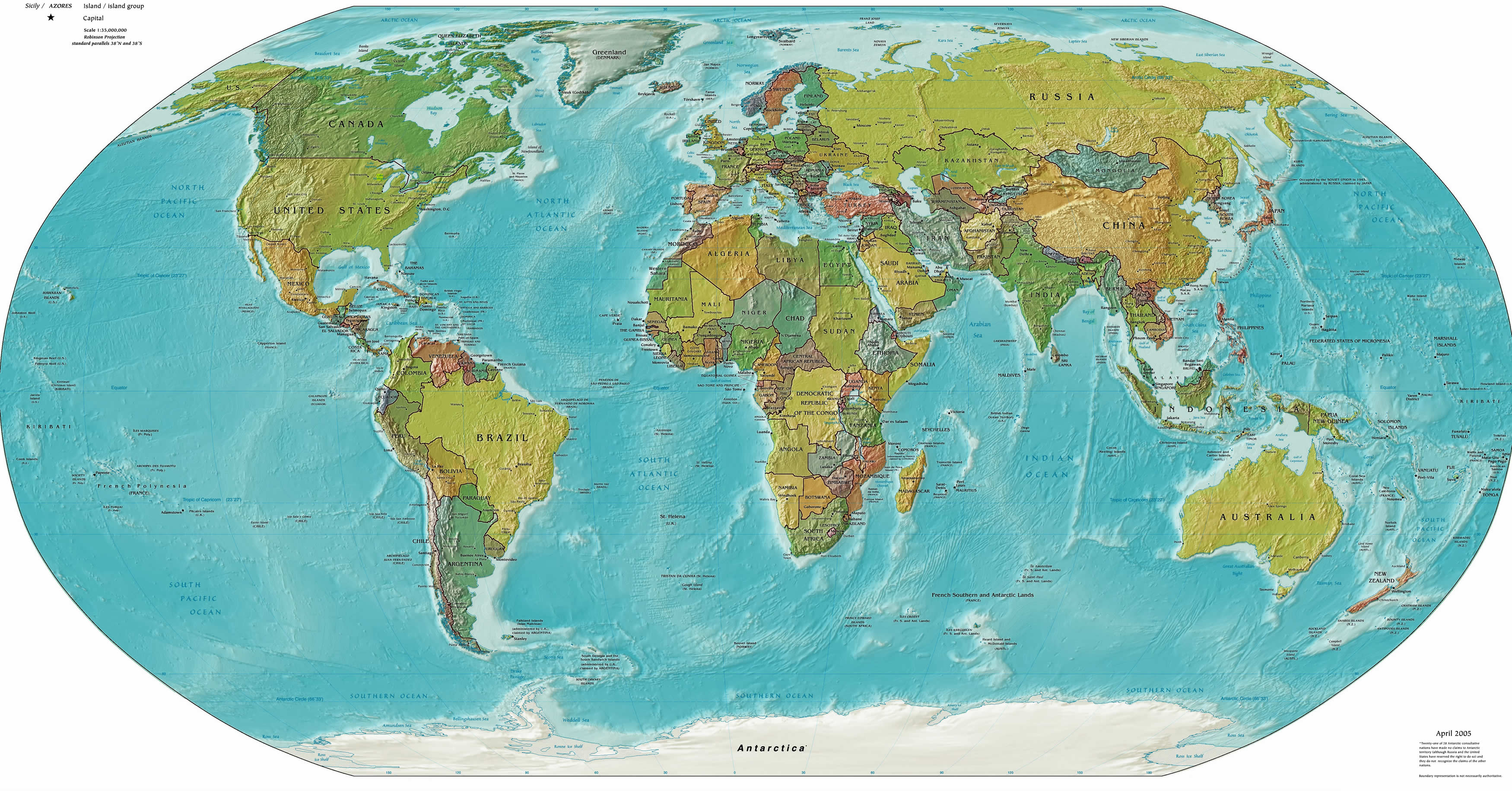 Dünya Haritası Atlas