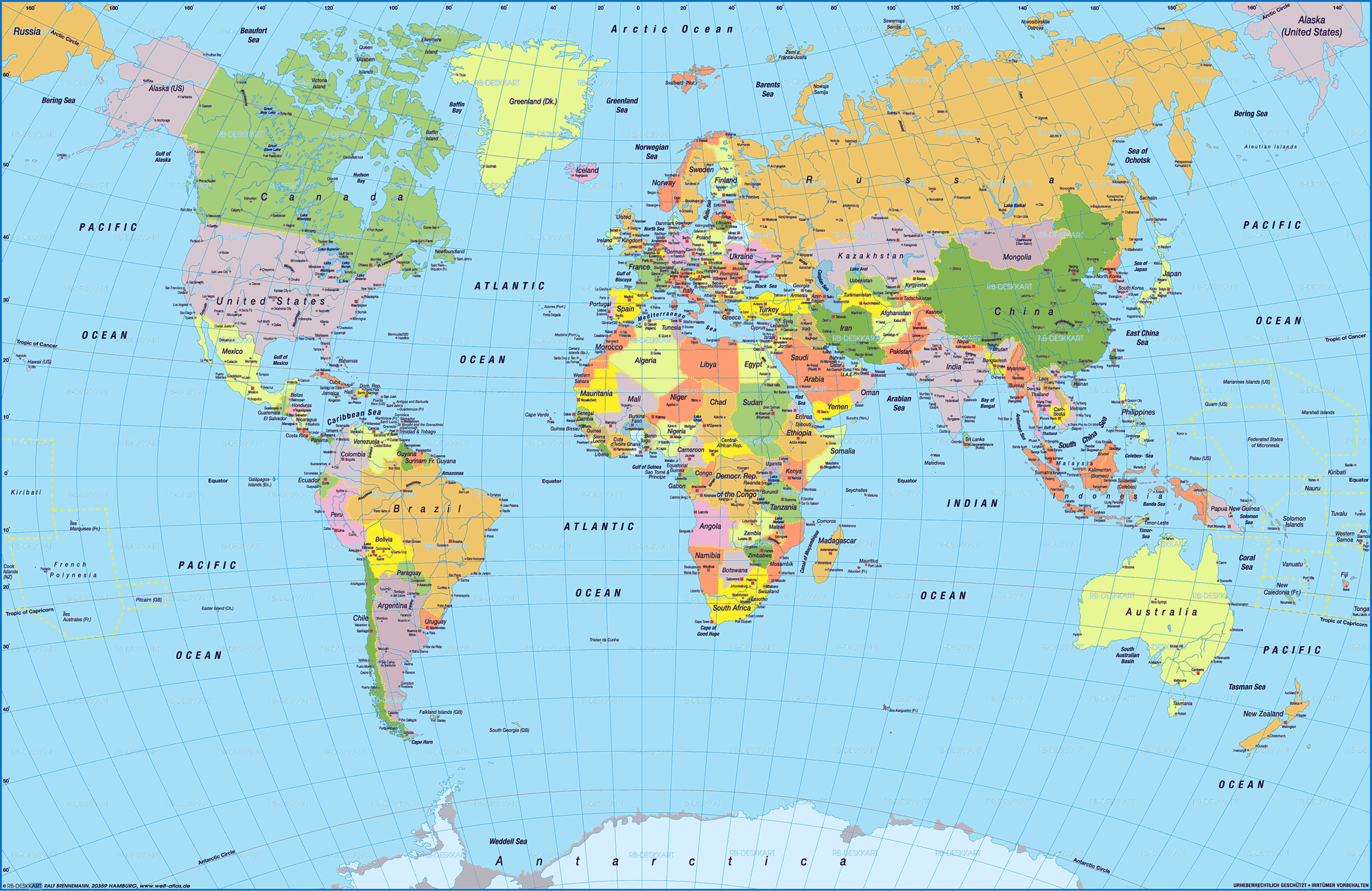 Siyasi Harita Dünya