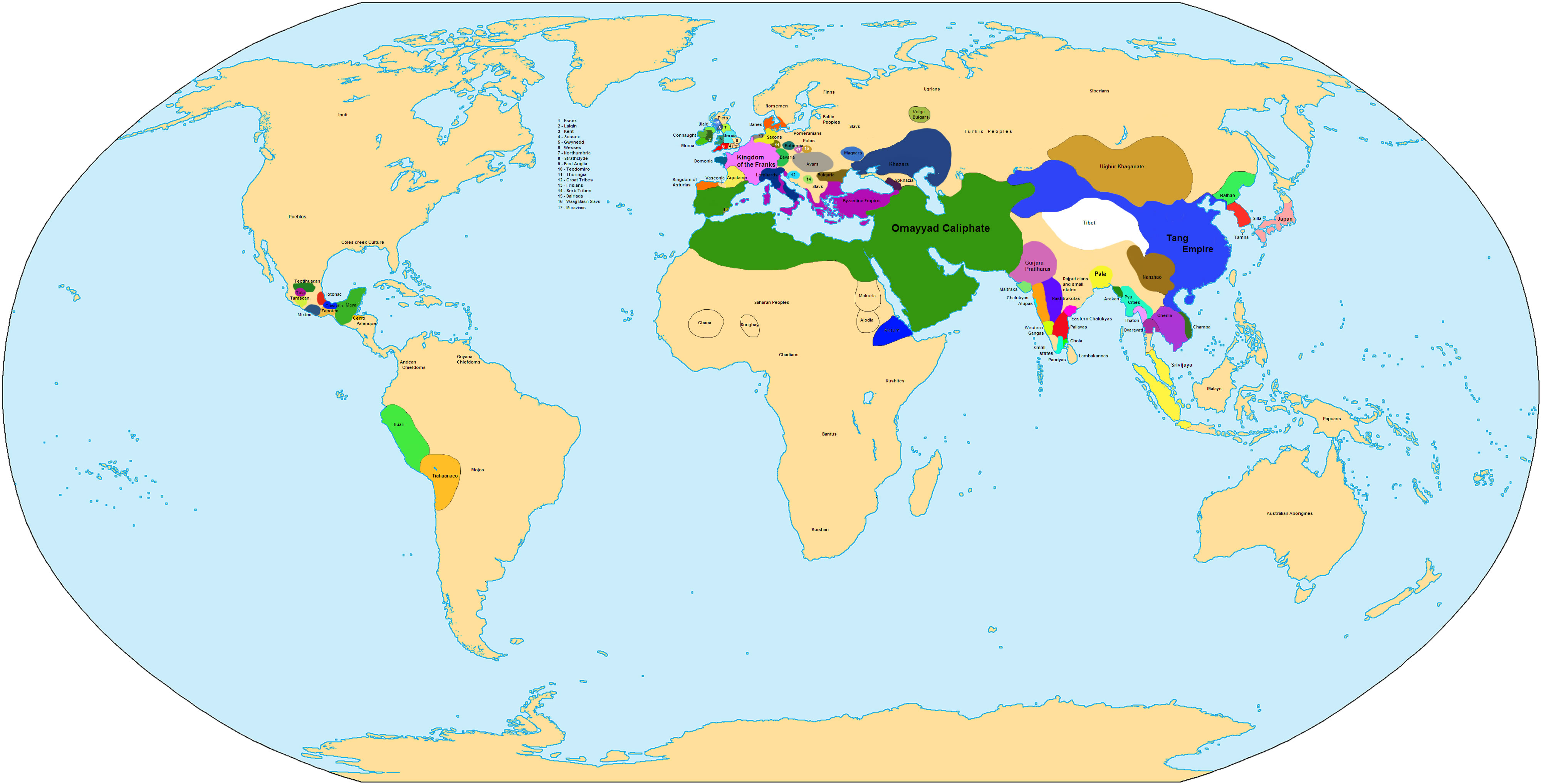 Dünya Haritası 750