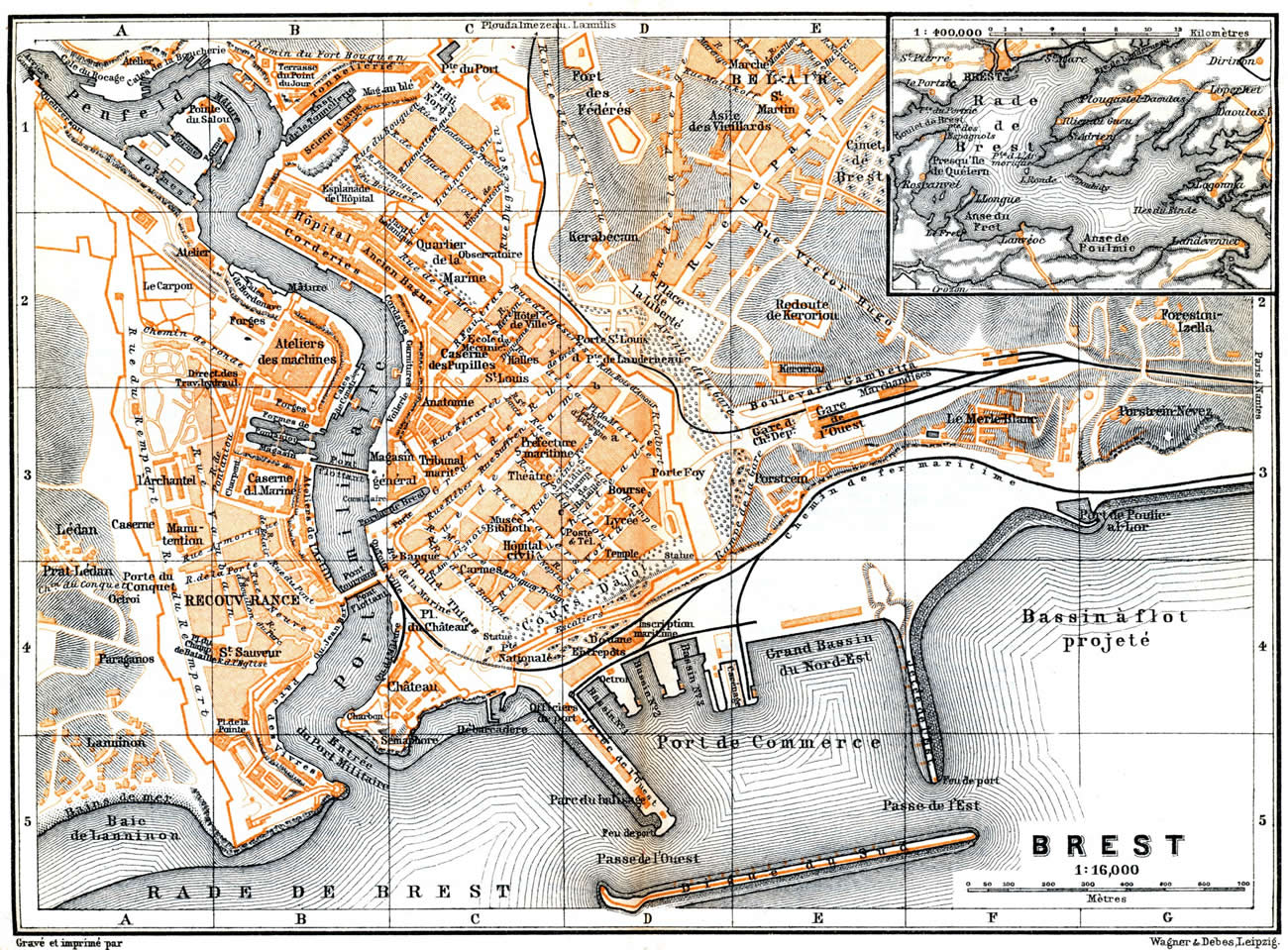 harita Brest 1899