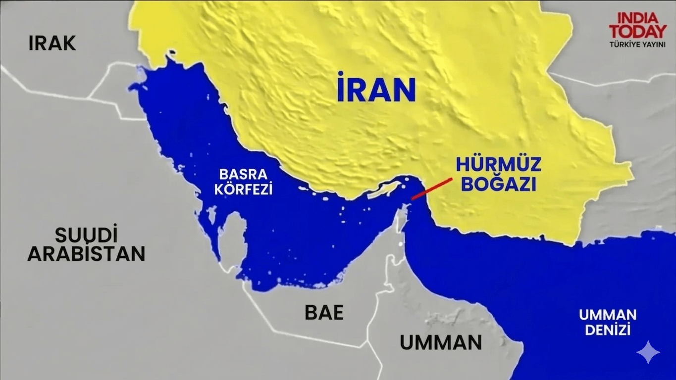 Hürmüz Boğazı İran haritası