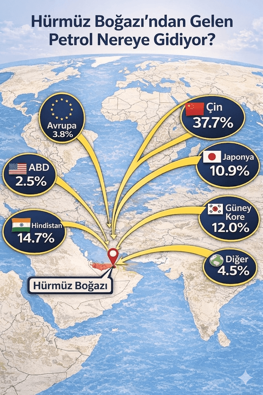 Hürmüz Boğazı’ndan petrol nereye gider