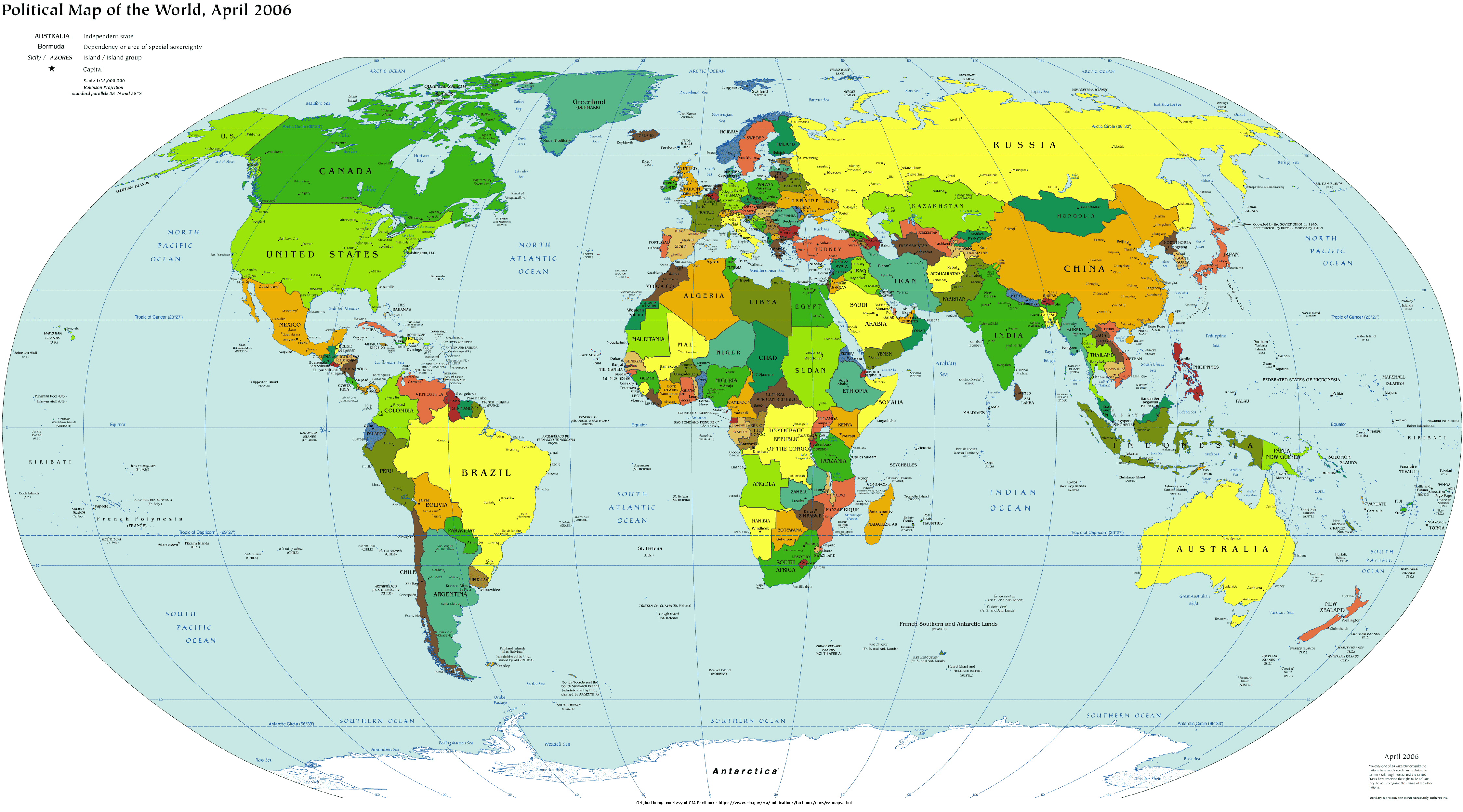 Dünya'nın Haritası