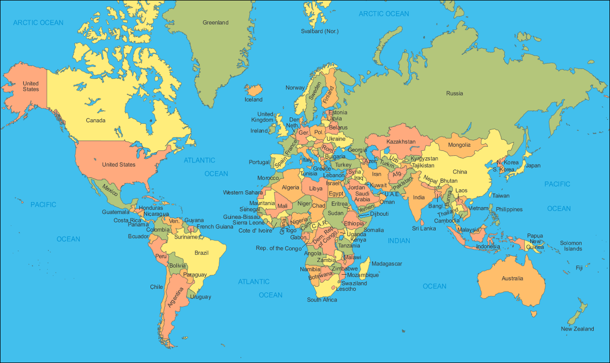 Dünya Siyasi Harita