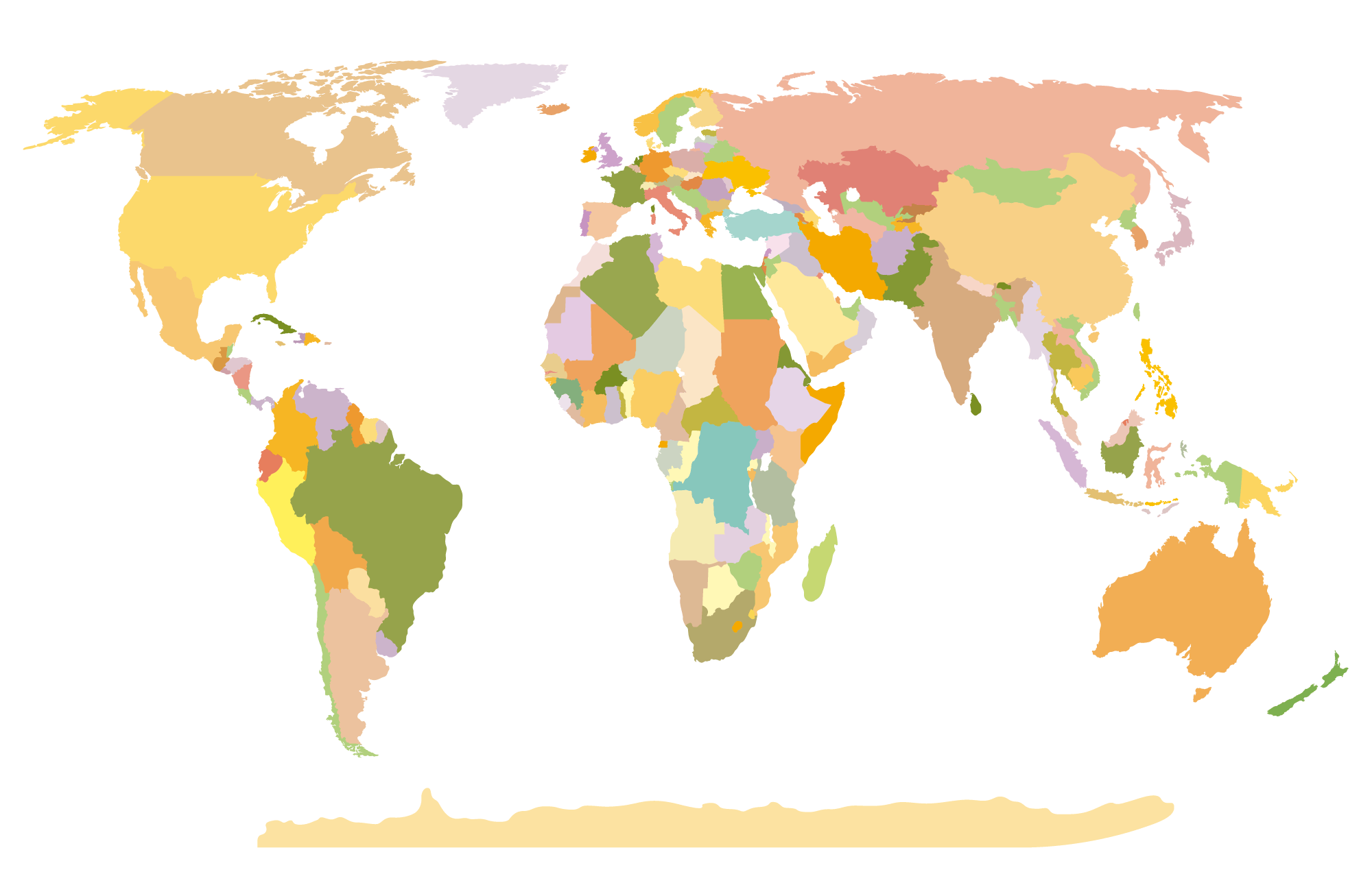 Dünya Ülkeleri Haritası
