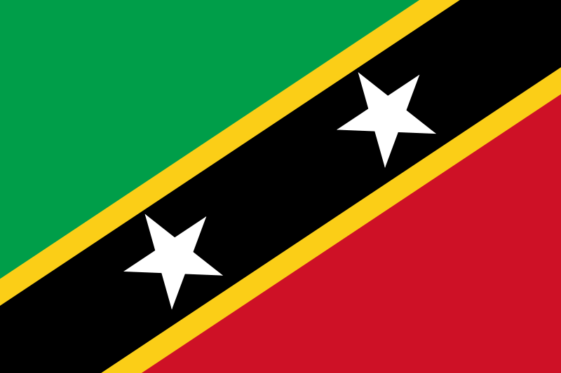 Saint Kitts ve Nevis Flag