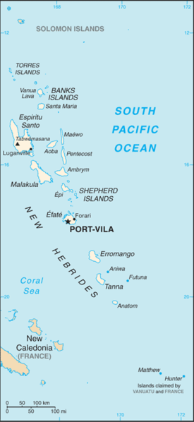 Vanuatu haritasi